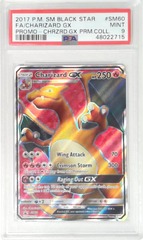 V1910: 2017: FA/Charizard GX: SM60: Charizard.GX.premium.collection: SM Black Star: PSA: 9: MINT: 48022715